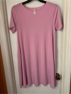 Lavenderish color knee high dress